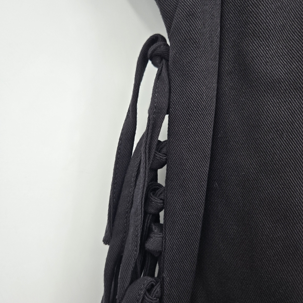 Little Black Dress Western Fringe LUMIERE Dress SIZE:Large - Picture 2 of 8